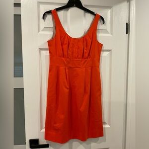 J. Crew Orange Sleeveless Dress (SIZE 8)